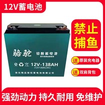 Battery 12V20A60A lead-acid battery outdoor stall lighting battery graphene 12V large capacity battery