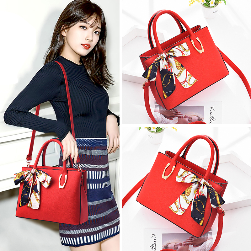 Female bag handbag bride bag 2018 spring and summer new red bag wedding bag shoulder bag casual Messenger bag