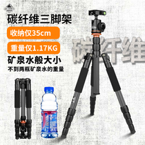 398C Single Counter Camera Carbon Fiber Tripod Professional Tripod Head Photography Micro Single Carbon Self Selfies Light Hand Machine Small Three Corner Racks Canon Live Ultralight Portable Solo Rack Bracket