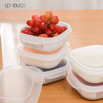 Japanese SP SAUCE rice crisper frozen drain lunch box can be Microwave heated office workers with lunch box