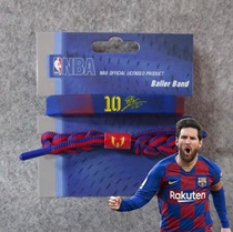 Barcelona football star Messi Barcelona signature luminous sports bracelet mixed color silicone wristband fan accessories