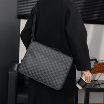 2021 new briefcase mens portable trend business computer business business paper bag shoulder shoulder bag tide