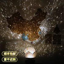 Creative Night Light Star Light Stars Childrens Bedroom Romantic Rotating Dream Star Light Projector Atmosphere Lantern
