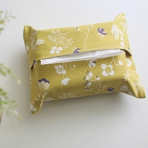 Plant flower handle ┊ natural time ┊ Japanese zakka cotton cloth tissue towel bag original hand work