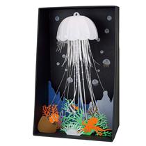 paper nano Japan 3D laser DIY Laser stereo animal paper mold jellyfish PN129