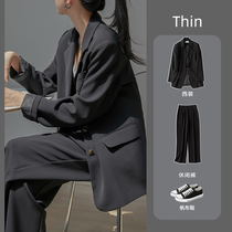  Small suit suit female spring and autumn Korean version of the British style college student casual fashion temperament professional formal interview suit