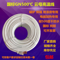 High temperature resistant wire mica braided electromagnetic heating refractory line GN500 degrees 1 2 5 4 6 10 35 square manufacturer