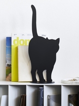 Easy home Nordic iron art book stand Art Book clip book by cat bookstore decoration bookend ornaments