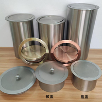 Kitchen understage trash can stainless steel medical sink recessed trash can lid accessories Round Square