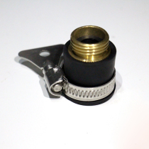 Shower pipe joint 4 points thick teeth external thread car wash water barrel faucet copper universal rubber joint accessories