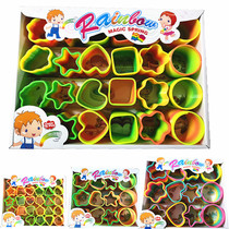 Childrens large rainbow circle toy telescopic ring Boy girl Plastic spring elastic ring Rainbow tower stacking music