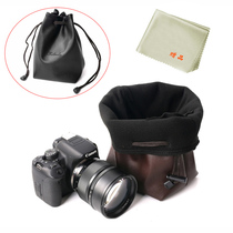 Canon EOS R5 R6 RP micro single-phase machine M50 M50 M100 200D 200D sheath 80D leather bag KISS 90D