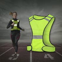 MNSD Reflective Waistcoat Night Running Outdoor Sports Safety Clothing Riding Fluorescent Yellow Reflective Vest