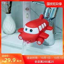 Douyin childrens faucet splash-proof head extender extended water cartoon baby wash hand extension mouth Guide sink