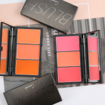 Blush plate Carmela Orange Orange matte repair multi-color combination makeup artist special three-color Taj Mahal