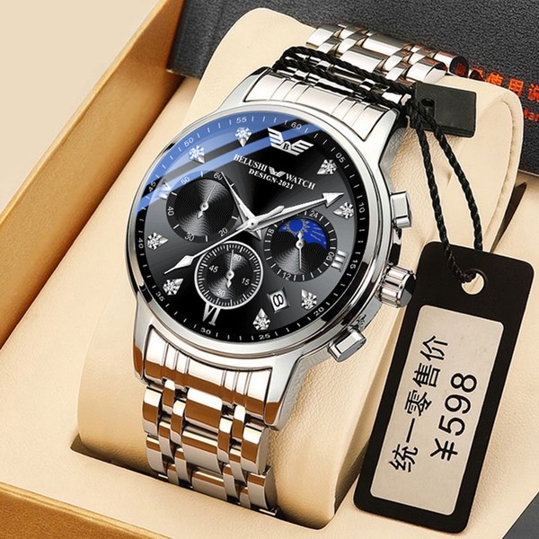 アルマーニ 腕時計 メンズ トップ 10 ブランド ビジネス 防水 夜光 トレンド 高校生 ティーンエイジャー クォーツ 機械式時計