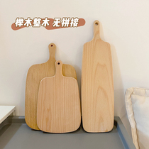* Pagiels * Kitchen Beech Japanese thick chopping board wooden tray whole wood bread board steak board steak board sushi board