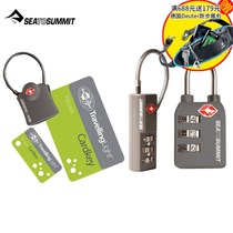 Imported Australia Sea to Summit Travel TSA password lock Customs certification card key Luggage lock Cable