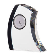 D tington British home decoration station clock clock isolated transparent crystal glass clock 13cm