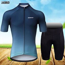 Summer Mens New Riding Suit Short Sleeve Suit Mountain Road Bike fleet version Body Speed Dry Blouse Shorts