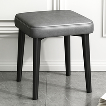 Modern simple dining table round stool small low stool home light luxury stool can be stacked square bench bench creative chair living room