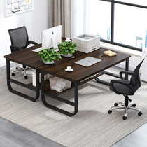 Staff office desk and chair combination screen simple office furniture single and double four people as home desktop computer desk