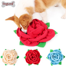doglemi Rose original dog bowl Pet sniffing slow food training food bowl sniffing pad Pet supplies