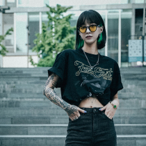 Spot THE ALLEY Far East I LL SEE YOU SOON two-tone sheet glasses sunsun glasses