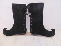 Ethnic Mongolian boots Drum shoes boots Yangge dance shoes Mens dance boots Clown shoes COS props
