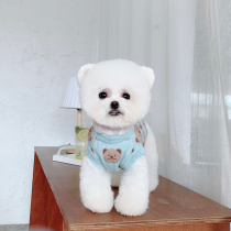 Rice family pet clothes autumn and winter New Bear jacquard sweater Teddy than bear dog cat warm knitted vest clothes