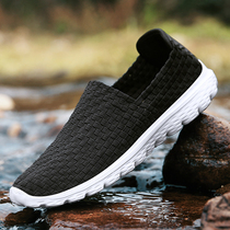 2021 Winter new cool shoes mens non-slip sandals Korean trend light dual-purpose shoes half slippers