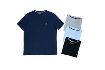 Foreign trade Europe and the United States original single mens knitted cotton short-sleeved T 桖 can be worn loose and comfortable casual pajamas home wear