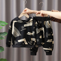 South Korean boys spring clothing suit 2022 new childrens spring clothing children clothing two sets of casual clothing boy boomer