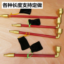 Stage drama Yangge performance matchmaker supplies Wooden thickened dry hook rod Dry hook bag pot prop Dry hook bucket bong gun