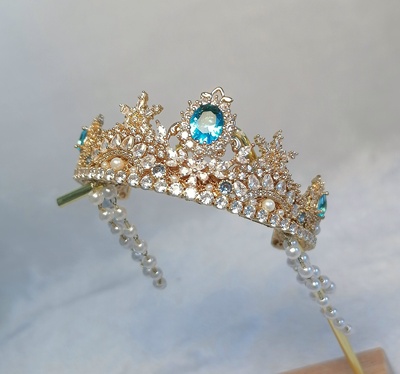 taobao agent Doll, crown, tiara, diamond, retro accessory, jewelry