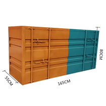 American retro style cashier hotel restaurant front desk milk tea shop café simple bar custom