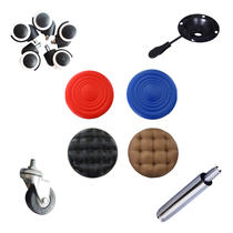 Beauty stool wheel lift rod air pole Barber haircut chair pulley underframe large-scale stool round stool face tray accessories