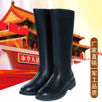 High-barrel riding boots Men and women guards Honor guard concierge parade boots Flag-raising boots Long-barrel knight equestrian motorcycle boots