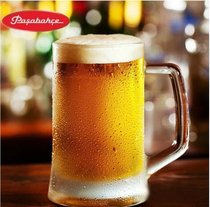 Turkey imported Pasha paqi Pasabahce large padded glass with a handleed beer cup