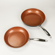 Exported to the United States non-stained ceramic frying pan frying pan frying fish steak muffins can enter the dishwasher 24cm