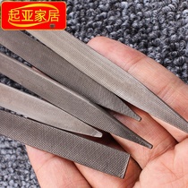 File set Woodworking grinding tool Small frustration knife Assorted steel file Metal triangle rubbing wood semicircular mini shorty