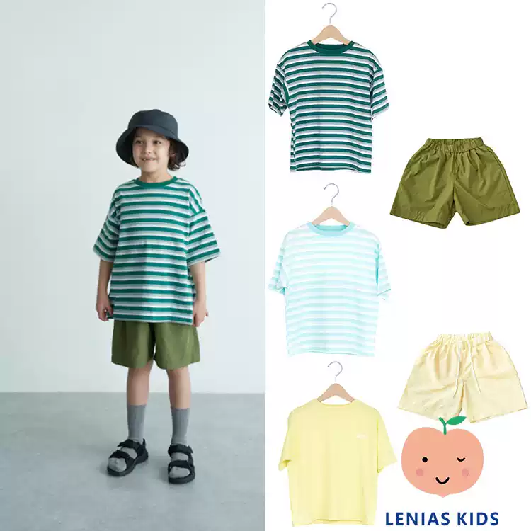 Lenias LN家east end highlanders23SS春夏休闲T恤短裤