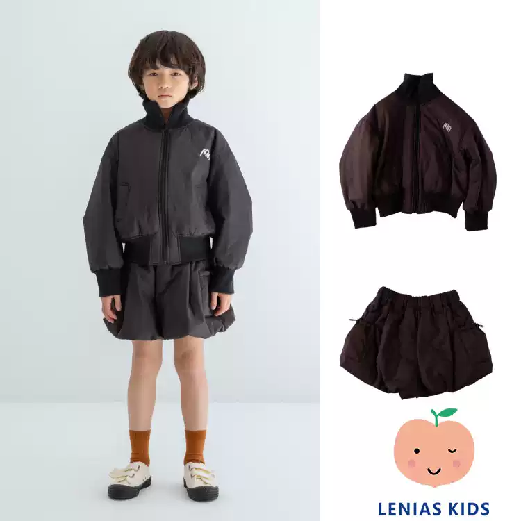 Lenias LN家 日本 folk made25aw秋冬棉服外套+裙裤 套装