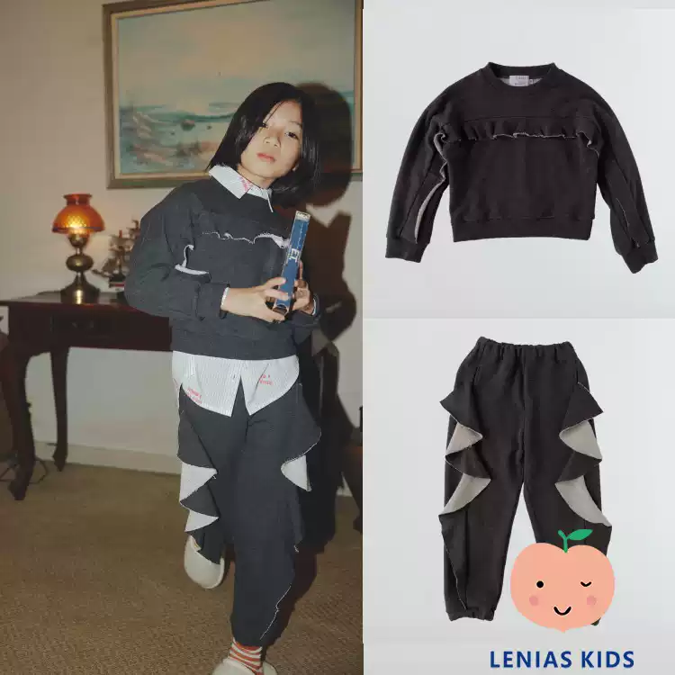 Lenias LN家 日本 folk made25aw秋冬 柔软卫衣+裤子套装