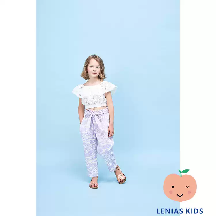 lenias LN家 Paade mode 22SS春夏女童甜美衬衫+长裤