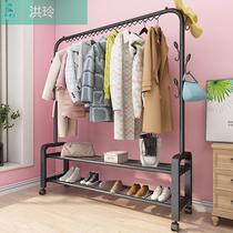 Simple wardrobe iron frame bedroom combination hanging wardrobe provincial space dormitory folding storage storage cloth wardrobe cabinet