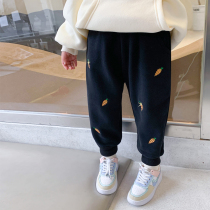 Girl Pants Spring Outside Wearing 2022 Spring Dress New Children Clothes Summer Long Pants Baby Spring Autumn Ocean Sports Sweatpants