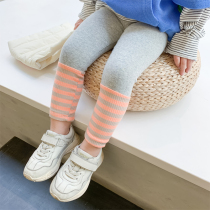 Girl Beats Bottom Pants Spring Autumn Outwear Spring Clothing 2022 New Korean Version Foreign Air Summer Long Pants Woman Baby Thin pants