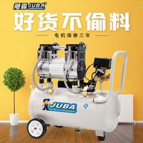 Air pump air compressor small high-pressure woodworking household air compressor filled with oil-free silent pump air pump air pump 220V