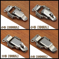 304 stainless steel double spring lock buckle box buckle heavy wooden box lock mechanical equipment industrial buckle